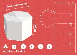 Folding-box template from templatemaker.nl